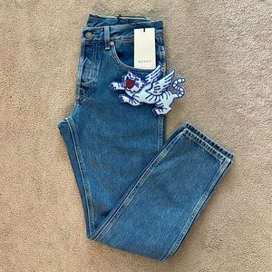 Gucci mid-rise jeans size 25/26.